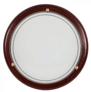 Candellux Plafon śr:40cm DREWNO STANDARD 2X60W WENGE 14-83862 - Lampy ścienne - miniaturka - grafika 1