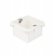 Gniazdka elektryczne - Puszka elektryczna kwadratowa do gniazd 80x80mm - miniaturka - grafika 1