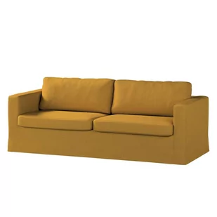 Dekoria pl pl Pokrowiec na sofę Karlstad 3-osobową nierozkładaną długi miodowy szenil 204 x 89 x 66 cm City 5902582077065 - Pokrowce na meble - miniaturka - grafika 1