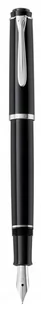Pelikan Classic P205 pióro, czarna, chromowana, hromten akcentami, 930859  B 930883 - Pióra kulkowe - miniaturka - grafika 1
