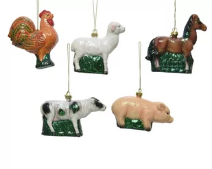 Zawieszka zwierzęta z gospodarstwa na choinkę - Bombki - miniaturka - grafika 1