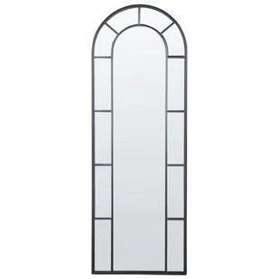 Lustro ścienne metalowe 60 x 170 cm czarne CROSSES Lumarko! - Lustra - miniaturka - grafika 1