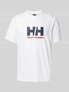 T-shirt z nadrukiem z logo - Koszulki męskie - miniaturka - grafika 1