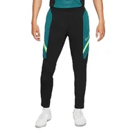 Spodnie męskie - Spodnie męskie Nike Dri-FIT Academy czarno-zielone CT2491 015 - miniaturka - grafika 1