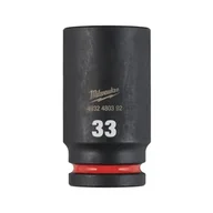 Klucze i nasadki - Milwaukee nasadka udarowa 33 mm 3/4" 6-kątna Shockwave długa metryczna 4932480392 - miniaturka - grafika 1