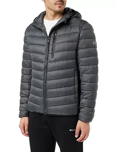 Champion Legacy Outdoor-Hooded Light Nylon Kurtka Mężczyźni, Grigio Grafite/Nero, XL - Kurtki męskie - miniaturka - grafika 1