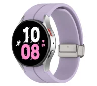 Akcesoria do smartwatchy - Bizon Silikonowy pasek Strap Watch Silicone L do Galaxy Watch FE/7/6/6 Classic/5/5 Pro/4/4 Classic, lawendowy - miniaturka - grafika 1