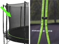 Akcesoria do trampolin - Siatka Wewnętrzna Do Trampoliny 8Ft Lean Sport Pro - miniaturka - grafika 1