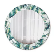 Lustra - Ścienne Lustro Rama Glamour Liście 60cm - miniaturka - grafika 1