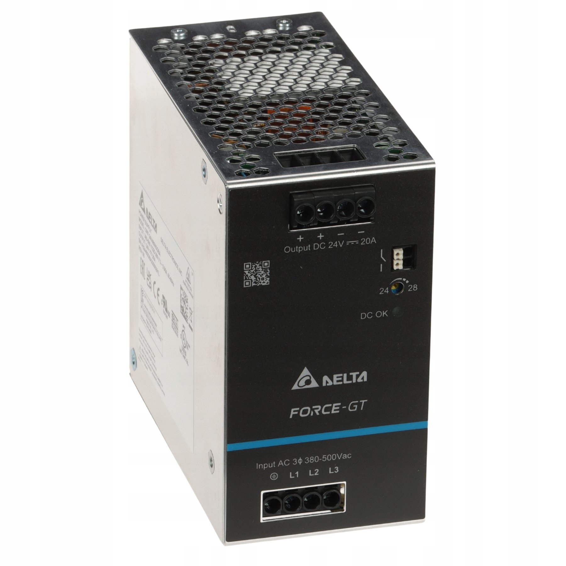 Delta Electronics Zasilacz Impulsowy DRF-24V480W3GBA Force-gt (3 Fazy)