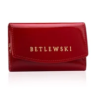 Etui na klucze - Betlewski niewielkie Damskie Etui na klucze karty błyszcząca skóra modna - miniaturka - grafika 1