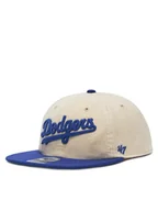 Czapki męskie - 47 Brand Czapka z daszkiem MLB LA Dodgers Fieldstone ’47 CAPTAIN RL B-FLDST12HTP Biały - miniaturka - grafika 1