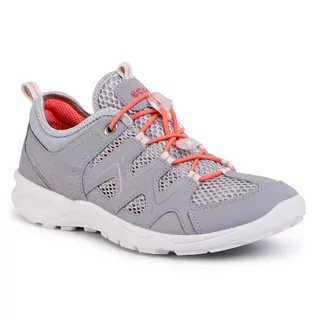 Buty sportowe damskie - Ecco Trekkingi Terracruise Lt W 82577359105 Silver Grey/Silver Metallic - grafika 1