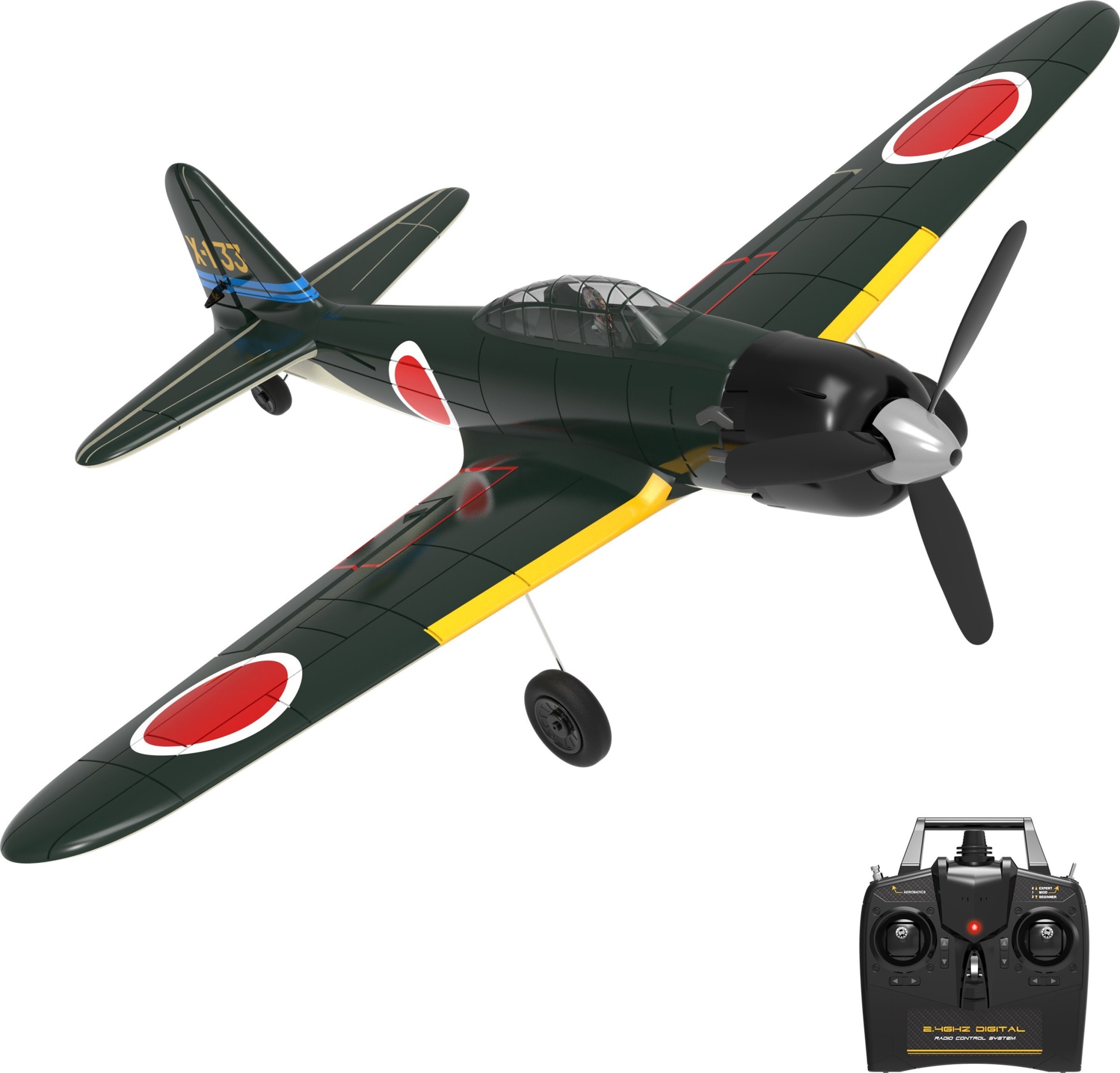 Volantex RC A6M ZERO 400mm z systemem stabilizacji Xpilot One Key Aerobatic 761-15 RTF