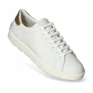 Sneakersy damskie - Damskie Sneakersy Sportowe Półbuty Geox Białe Skórzane 39 - miniaturka - grafika 1