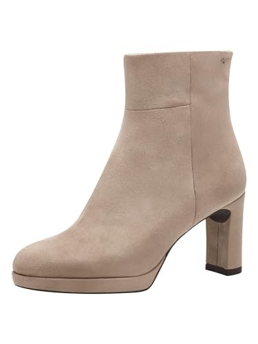 Tamaris Damskie buty 1-25331-43, modne kozaki, szarobrązowe (taupe), 41 EU, szarobrązowy, 41 EU