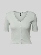 Koszulki i topy damskie - T-shirt o kroju slim fit z mieszanki bawełny model ‘LAILA’ - miniaturka - grafika 1