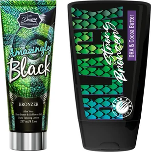 Tan Desire Amazingly Black + Wild Tan Black Strong Gratis - Balsamy i kremy do opalania - miniaturka - grafika 1