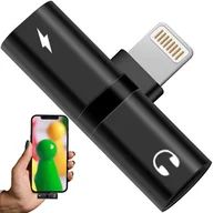 Adaptery i przejściówki - Przejściówka 2X Lightning Adapter Do Iphone 7 8 X - miniaturka - grafika 1