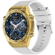Smartwatch - Gravity GT13-3 GD/GD/WH Biały - miniaturka - grafika 1