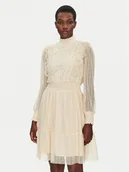 Sukienki - YAS Sukienka koktajlowa Sophia 26032212 Beżowy Regular Fit - miniaturka - grafika 1