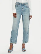 Spodnie damskie - ONLY Jeansy Robyn 15333533 Niebieski Straight Fit - miniaturka - grafika 1