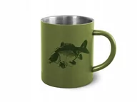 Kubki termiczne - Kubek Stalowy Delphin Carp Zielony 300Ml - miniaturka - grafika 1