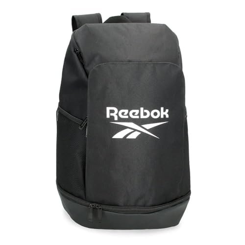 Reebok Ashland Plecak Czarny 29x50x19 cms Poliester 27,55L by Joumma Bags