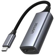 Huby USB - Unitek ADAPTER USB-C - HDMI 2.0 4K@60HZ, ALU, 15CM 2_398295 - miniaturka - grafika 1