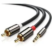 Złącza, przejściówki, adaptery - UGREEN Ugreen kabel audio wtyk mini jack 3,5 mm na 2 x RCA 10590 - miniaturka - grafika 1