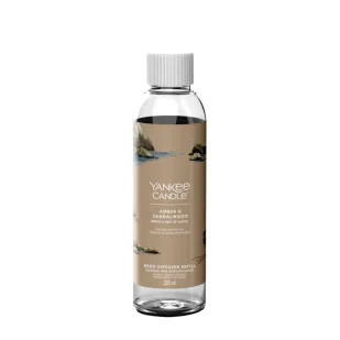 Yankee Candle Uzupełniacz Do Pałeczek Zapachowych Amber & Sandalwood 200ml - Zapachy do domu - miniaturka - grafika 1
