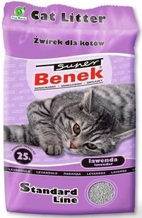 Benek Żwirek Super Lawenda - 25 l (ok. 20 kg) - Żwirek dla kotów - miniaturka - grafika 1