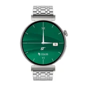 Smartwatch - Smartwatch ST JA02 srebrny - miniaturka - grafika 1