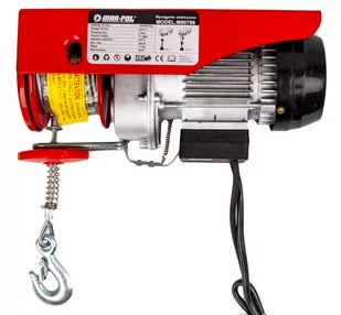 Wciągarka wyciągarka elektryczna linowa warsztatowa 250kg 540W MAR-POL - Wciągarki - miniaturka - grafika 4