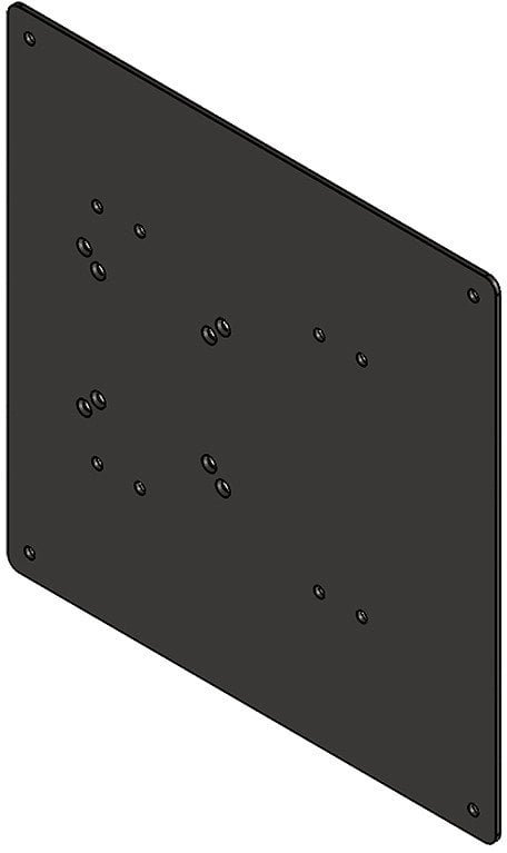 HAGOR Adapterplatte M SAMSUNG Q-Serie Adapter 124-165cm 49-65Zoll fuer Portraitmontage SAMSUNG Q-Serie - dezentrales Lochbild