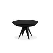 Stoły - Czarny rozkładany stół z drewna dębowego Windsor & Co Sofas Magnus, ø 120 cm - miniaturka - grafika 1