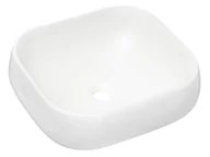 Umywalki - Biała nowoczesna umywalka ceramiczna na blat T7-R31 - miniaturka - grafika 1