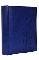 Albumy fotograficzne - ALBUM szyty 200 zdjęć 10x15 opis SKÓROPODOBNY RB granatowy - miniaturka - grafika 1