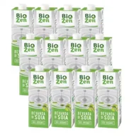 Napoje roślinne - Biozen Napój sojowy naturalny bezglutenowy Zestaw 12 x 1 l Bio - miniaturka - grafika 1