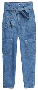 SPODNIE TOMMY JEANS PAPERBAG DW0DW09903 28/30 - Spodnie damskie - miniaturka - grafika 1