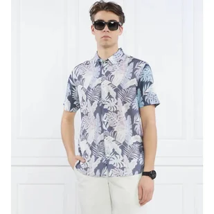 GUESS Koszula SS ECO RAYON INDGO T Slim Fit - Koszule męskie - miniaturka - grafika 1