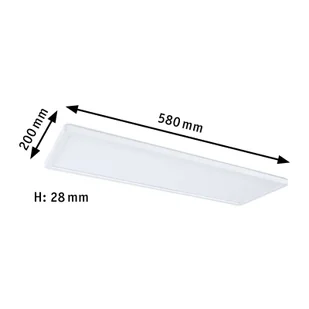 Paulmann Atria Shine panel biały 830 58x20cm - Lampy pozostałe - miniaturka - grafika 1