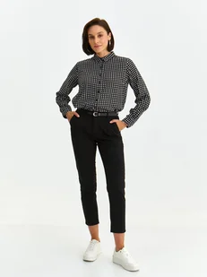 Spodnie damskie czarne - SSP4323CA spodnie długie - TOP SECRET - Odzieżowy sklep internetowy TOP SECRET - Spodnie damskie Spodnie damskie czarne - SSP4323CA spodnie długie - TOP SECRET - Odzieżowy sklep internetowy TOP SECRET - Spodnie damskie - miniaturka - grafika 1