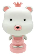 Lampy stojące - Różowa dotykowa lampka w kształcie misia 4S A367 Winston - miniaturka - grafika 1