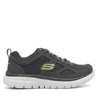 Sneakersy męskie - Sneakersy Skechers BURNS AGOURA 52635 CHAR Szary - miniaturka - grafika 1