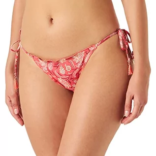 Majtki damskie - women'secret Damskie majtki bikini z boku stringi drestynacja letnie majtki, różowy nadruk, L - grafika 1