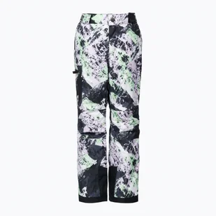 Spodnie narciarskie dziecięce The North Face Freedom Insulated czarno-fioletowe NF0A7WPH99D1 - Spodnie narciarskie - miniaturka - grafika 1