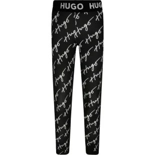 HUGO KIDS Legginsy | Slim Fit - Spodnie sportowe damskie - miniaturka - grafika 1