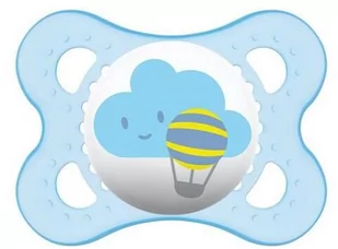 Smoczka dla dzieci Mam Baby Dummy Original 0+ Silicone Blue - Smoczki uspokajające - miniaturka - grafika 1