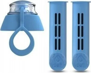 Wkład filtrujący Dafi Wkład filtrujący do butelki Dafi niebieski 2 szt + nakrętka - Wkłady filtrujące - miniaturka - grafika 1